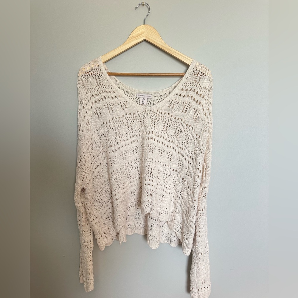 Cream Knit Sweater